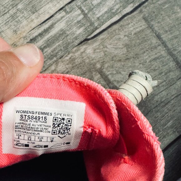 Sperry Women's Pink Canvas Flats - Picture 9 of 9